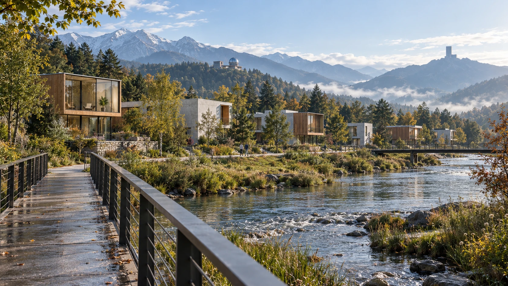 Concept river community in The Habitat